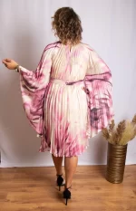 VESTIDO PLISADO ESTAMPADO - Imagen 4