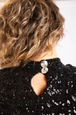 VESTIDO ALIADORA NEGRO - Imagen 4