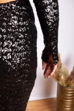 VESTIDO ALIADORA NEGRO - Imagen 3