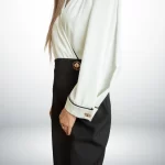 Vestido Blanco Y Negro - Imagen 2