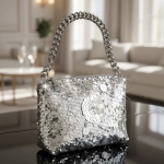 BOLSO EASY BIKINI PLATEADO